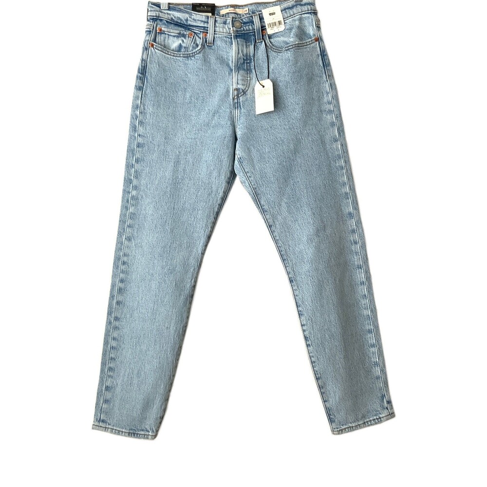 Levi’s Premium High Rise Tapered Leg Jeans Light Blue 28